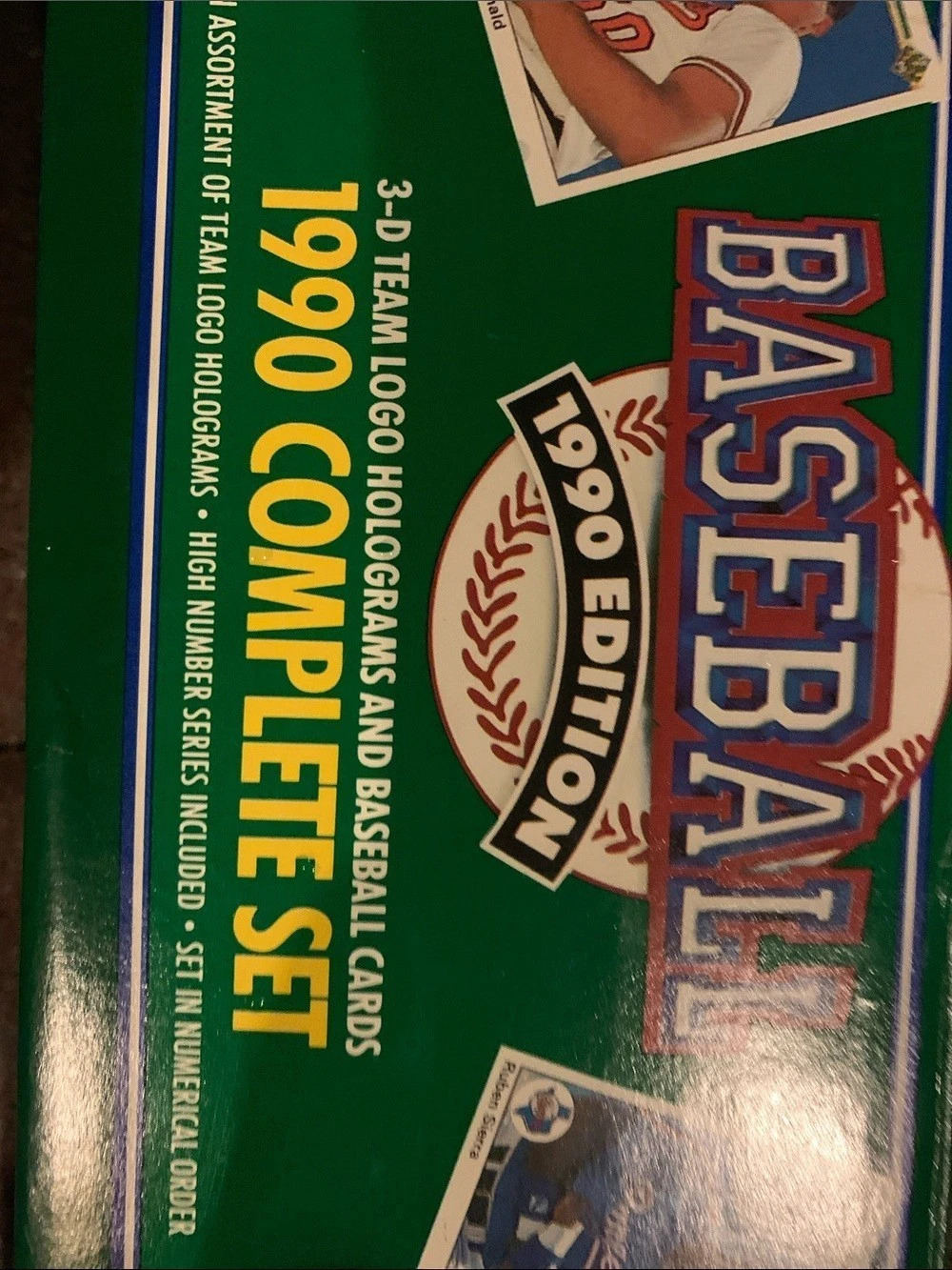 Upper Deck 1990 Upper Deck Baseball Complete Set 1990